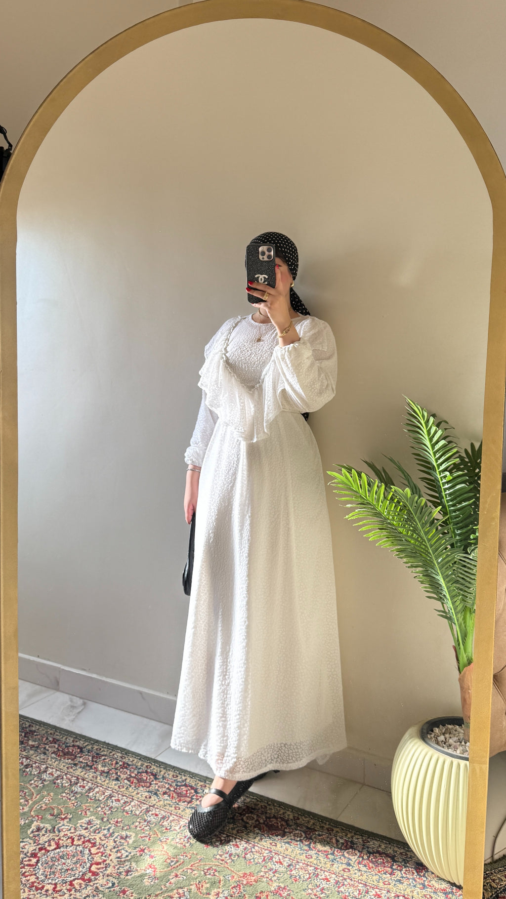 Flowy White Maxi Dress